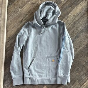 Carhartt Rain Defender Hoodie- Light blue in color